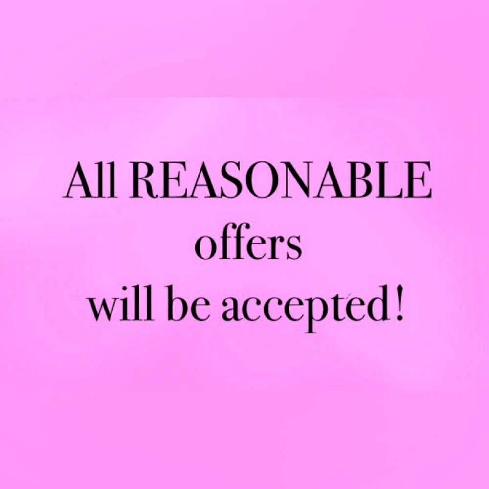 All REASONABLE offers will be accepted! Send offers or bundles 4 addt discounts